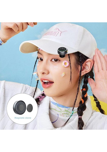 2'si 1 Arada Mini Manyetik Klipsli Kablosuz Mikrofon Type-C Fişi (Yurt Dışından) modelleri