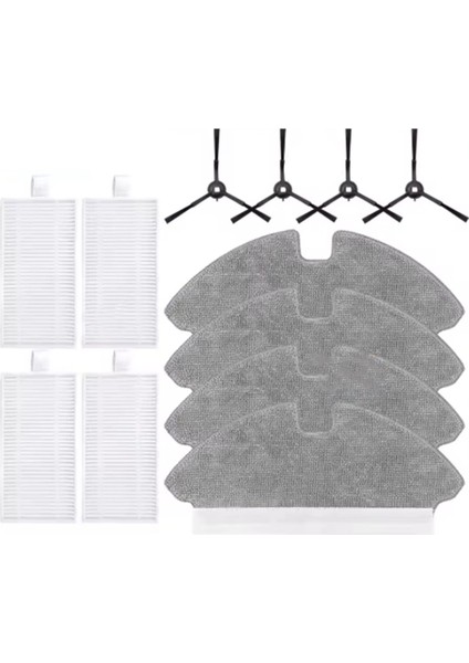 Okami R11 Elektrikli Süpürge Yan Fırça Paspas Filtresi Için 12 Adet (Yurt Dışından)