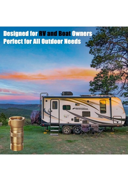 Rv Akışlı Su Basıncı Regülatörü Pirinç Kurşunsuz 40-50 Psı Filtreli Önceden Ayarlanmış Su Basıncı Düşürücü (Yurt Dışından) indirimleri