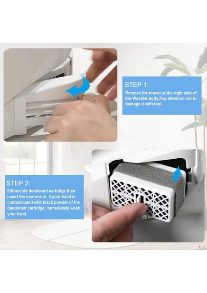 Tuvalet Hava Filtresi Karbon Koku Gici Kartuş Toto THU9476 C100/C200/S300E/S350E Tuvalet Koku Gici Filtre 2 Adet (Yurt Dışından) fırsatları