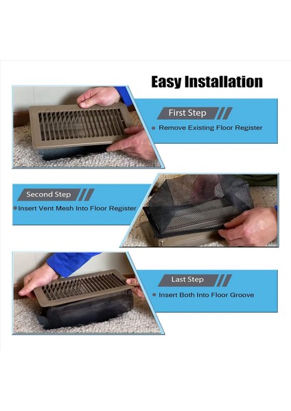 Zemin Kayıt Kapağı Tuzak Zemin Hava Firar Örgü Kapak Ekranı Ev Hava Firar Filtreleri 12&#39 Li Paket (4X10 Inç 12 Adet) (Yurt Dışından) modelleri