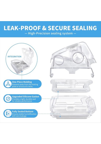 Resmed Airsense 10/ Aircurve Için Yedek Su Odası 10 380ML Filtrelerle Su Küveti Cpap Su Deposu (Yurt Dışından) modelleri