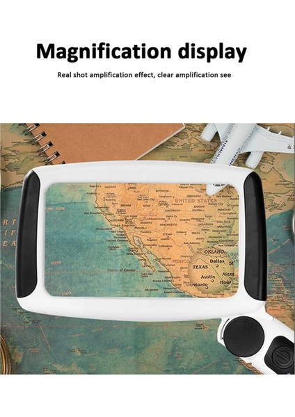 5/20/45X 20 LED ile Aydınlatılmış Büyüteç Şarj Edilebilir Elden Taşınabilir El Okuma Küçük Yazı Tipi Yaşlılarını Okumak Için Büyüteç (Yurt Dışından) fırsatları