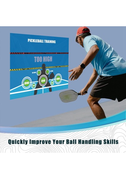 Pickleball Eğitimi Duvar Çıkartmaları Uygulama Pickleball Dink Pad Uygulama Kurulu Poster Rebounder Eğitim Yardımı (Yurt Dışından) indirimleri