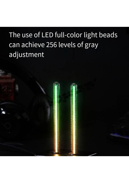 Retro Psödo-Nixie Tüp In9 Tüp Müzik Spektrum Ölçer Seviye Metre Masaüstü Süs Pikap Ritim Işığı (Yurt Dışından) fiyatları