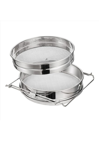 2x Paslanmaz Çelik Bal Süzgeç Çift Elek Bal Parçası Süzgeç 5 Galonluk Kova Için Bal Çıkarma Ekipmanları (Yurt Dışından) modelleri