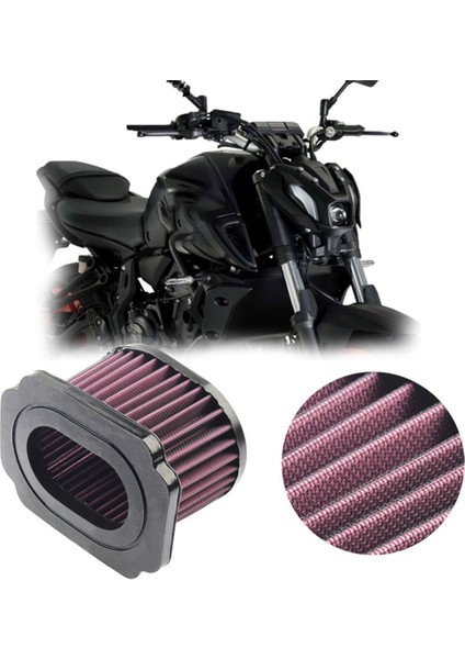 Akış Hava Temizleyici Elemanı Emme Hava Filtresi Yamaha FZ07 MT07 Tracer 700 /gt XSR700 Tenere 700 /rally Yzf-R7 (Yurt Dışından) modelleri