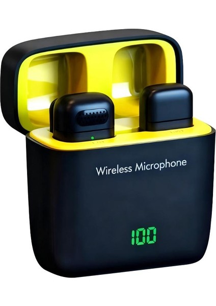 K6 Lavalier Kablosuz Mikrofon 1 Mikrofon + Type-C Fiş (Yurt Dışından)