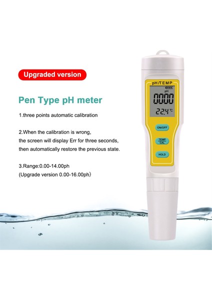 Profesyonel 2 1 Ph Sıcak Metre Ph Test Cihazı Su Kalitesi Testi Sıcaklık Monitör Kalem Asit Base Ölçüm Araçları (Yurt Dışından) fırsatları