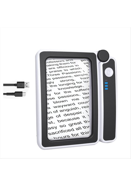 Okuma Için Işıkla 4x Büyük Büyüteç (Yurt Dışından)