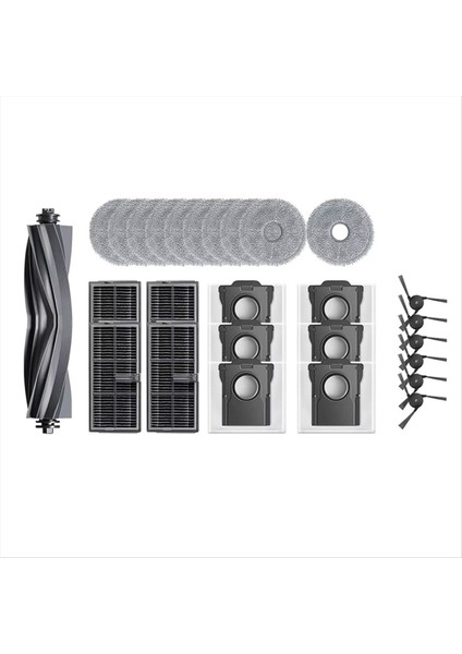 Mova P50 Pro Ultra Için Uygun Mova P10 Pro Ultra Aksesuarları Tricut Fırça Hepa Filtre Paspas Bezi Toz Torbası (Yurt Dışından) modelleri