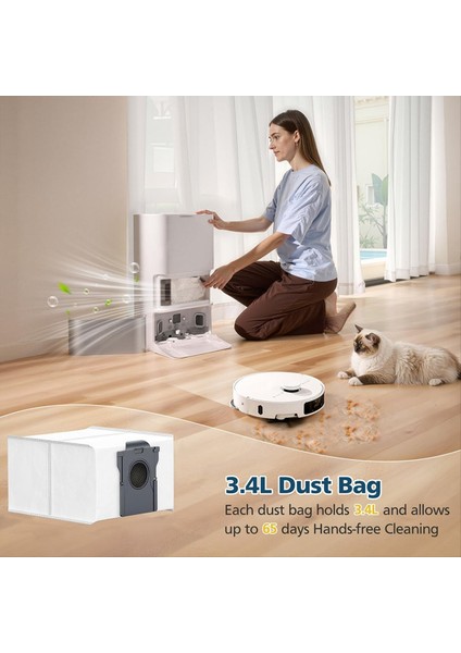 Mova P50 Pro Ultra Için Uygun Mova P10 Pro Ultra Aksesuarları Tricut Fırça Hepa Filtre Paspas Bezi Toz Torbası (Yurt Dışından) indirimleri