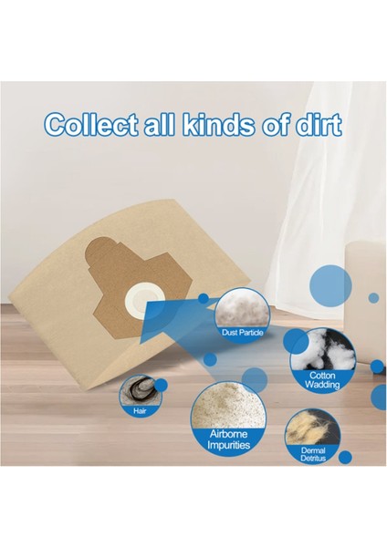 20 Adet 20L Kağıt Toz Torbası Einhell Bt-Vc 1250S/INOX 1250S Islak ve Kuru Elektrikli Süpürge Çöp Torbası Vakum Filtre Torbası (Yurt Dışından) indirimleri