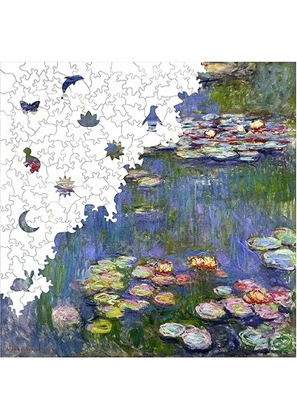 - Ahşap Puzzle Yetişkinler Için - Claude Monet Nilüferler Benzersiz Parçalı Puzzle - 353 Parça Ahşap Yapboz - Yapıştırıcı Folyo Dahil - Dekoratif Ahşap Puzzle - 29X29 cm - S1-28 fırsatları