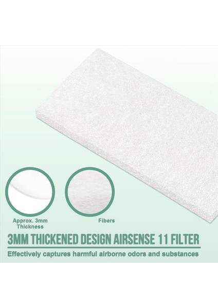 90 Paket Airsense 11 Filtre - Resmed Airsense 11 Makinesi Için 3mm Kalınlaştırılmış Tasarım (Yurt Dışından) indirimleri