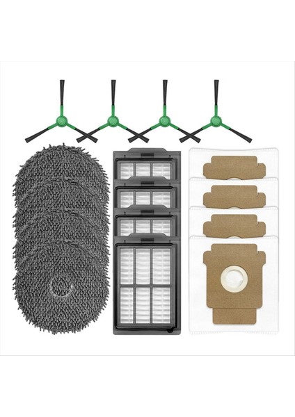Irobot Romba Plus 405 COMBO/505 Combo Yedek Parça Aksesuarları Yan Fırça Hepa Filtre Paspas Toz Torbaları (Yurt Dışından) indirimleri