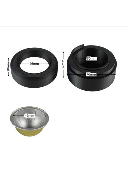 2x Vertuo Serisi Kapsül Kiti Nespresso Kapsülleri Için 100 Adet Folyo Mühür Kapaklı Tutucu Fırça Döngüsü Dolum Filtreli Fincan (Yurt Dışından) fiyatları