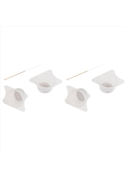 Airbrush Filtreli Fincan 4 Adet Airbrush Özel Boya Filtreli Fincan 0 3mm Airbrush Püskürtme Tabancası Iğnesi Boya Airbrush Için (Yurt Dışından)