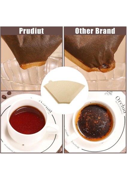 200 Adet Sayısı Süzgeçli Kahve Filtreleri Tek Kullanımlık Koni Kahve Filtreleri Cezve Için Doğal Ağartılmamış Kahve Filtreleri (Yurt Dışından) fırsatları