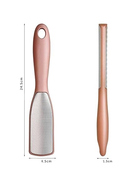 Çift Taraflı Ayak Törpüsü – Paslanmaz Çelik Nasır ve Topuk Çatlağı Törpüsü, Ergonomik Saplı, Islak/kuru Kullanıma Uygun, Ev Tipi Pedikür Ayak Ovucu fiyatları