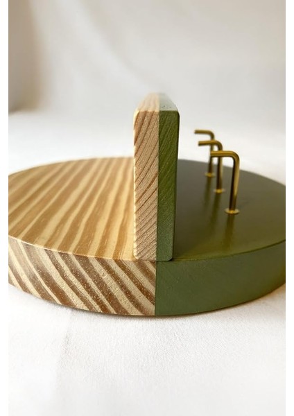 Kancalı Mini Yuvarlak Raf | Ahşap Raf | Maske Rafı | Duvar Dekoru | Anahtar Rafı | Vitrin Rafı modelleri