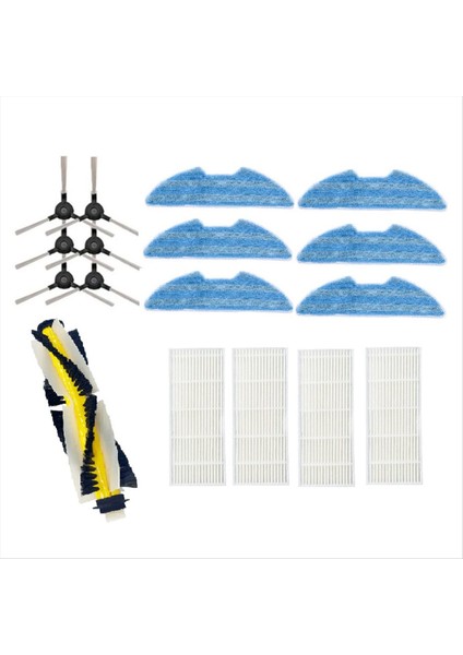 Gutrend Vision 730 Için Gutrend Echo 520 Aksesuarları Ana Fırça Hepa Filtre Paspas Bezi Yan Fırça (Yurt Dışından)