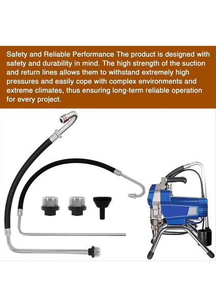 390/395/490/495/595 ve Tongshan T300/500 ile Uyumlu Süzgeçli Paslanmaz Çelik Emme Hortumu ve Reflü Hattı Kiti (Yurt Dışından) fırsatları