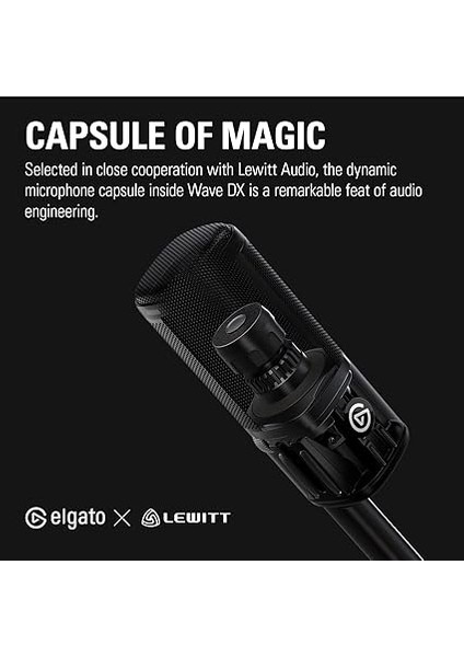 Wave Dx – Dinamik Xlr Mikro, Böbrek Şeklinde Yön Karakteristiği, Arka Plan Gürültüsünü Bastırır, Podcasting, Yayın, Güçlendirici Gerekmez, Her Arayüz Için, Mac/pc Için modelleri