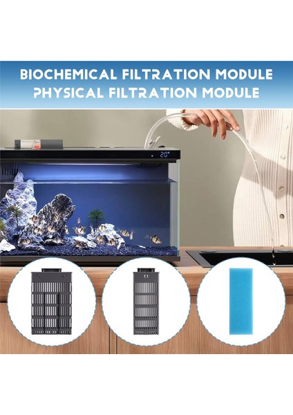 Xiaomi Mijia Akıllı Akvaryum Filtresi Değiştirme Fiziksel Biyokimyasal Filtrasyon Filtresi ve Pamuk Parçaları (Yurt Dışından) fırsatları