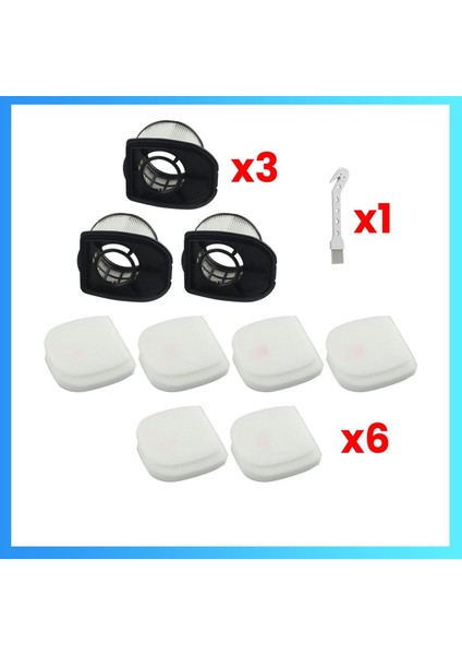 Filtre Köpük Filtreler Köpekbalığı IZ400/IZ420 IZ400UK Stratos Akülü Çubuk Elektrikli Süpürge Aksesuarları (Yurt Dışından) fiyatları