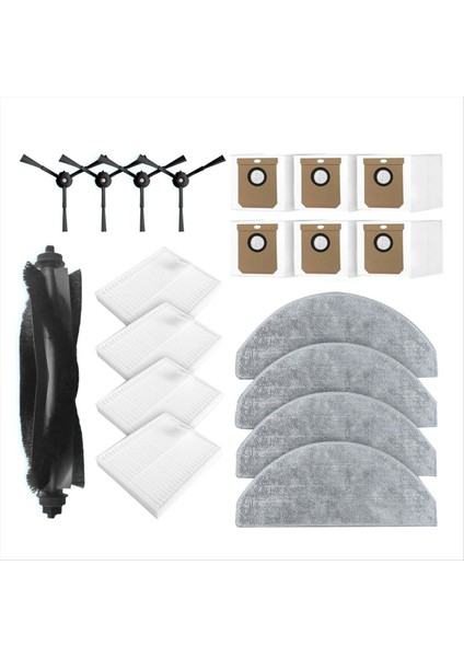 Hoover Hg4 Hydro Pro Aksesuarları Filtre Ana Yan Fırça Paspas Bezi Toz Torbası Yedek Parça Sarf Malzemeleri (Yurt Dışından)