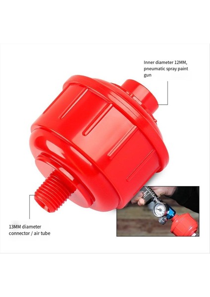Püskürtme Tabancaları Için 6pcs Tek Kullanımlık Mini Hava Su Filtreleri - Otomotiv Boyama ve Hava Araçları Için 1/4 Inç Nem Tutucu (Yurt Dışından) indirimleri