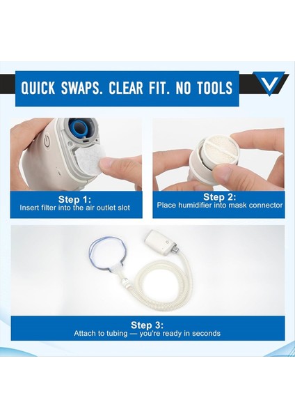 Airmini Nemlendiricisi Için Humidx Plus ile Uyumlu Cpap Hava Filtresi (Yurt Dışından) fırsatları