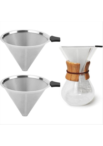 Chemex (6 8 10 Cup) ve Hario V60 02 ve 03 Damlatıcılarla Uyumlu 2&#39 Li Paket Kahve Filtreleri Kahve Filtrelerinin Üzerine Dökün (Yurt Dışından) fiyatları
