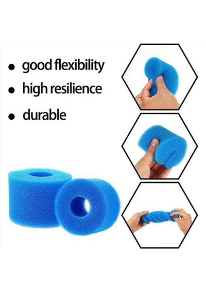 16 Adet Havuz Filtresi Kartuşu H Tipi Yedek Yüzme Havuzu Filtresi Köpük Sünger Filtre Kartuşları Intex Tipi H (Yurt Dışından) indirimleri