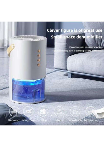 1000ML Ev Ofis Negatif Iyonlar Için Nem Alma Cihazı Nemli Küf ve Nem ve Enerji Verimli Hava Nem Alma Cihazı Beyaz (Ab) (Yurt Dışından) indirimleri