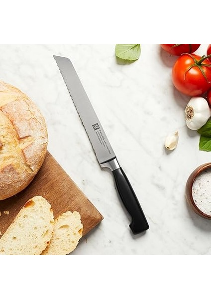 Four Star Mutfak Bıçağı, 200 Mm,paslanmaz Çelik, Siyah fiyatları