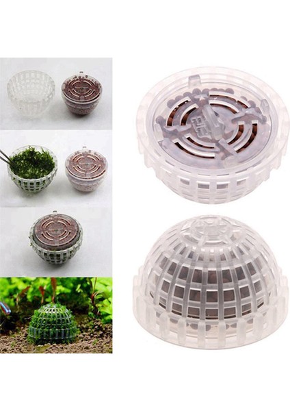 2x Sucul Evcil Hayvan Malzemeleri Süslemeleri Akvaryum Yosun Topu Canlı Bitkiler Filtre Dekor (Yurt Dışından) modelleri