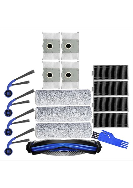 Ecovacs Için T80 Pro OMNI/T80 Omnı Robot Vakum Yedek Ana Silindir Paspas Bezi Yan Fırça Toz Torbası Hepa Filtre (Yurt Dışından)