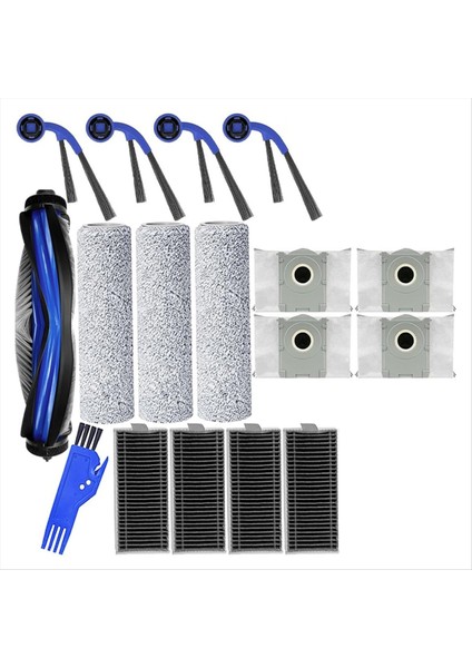 Ecovacs Için T80 Pro OMNI/T80 Omnı Robot Vakum Yedek Ana Silindir Paspas Bezi Yan Fırça Toz Torbası Hepa Filtre (Yurt Dışından) fiyatları