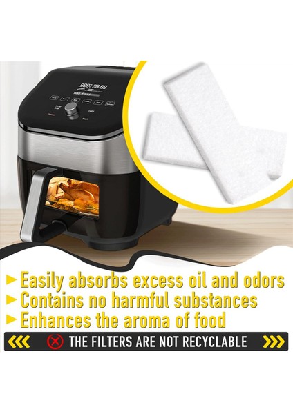 Anında Vortex Plus 6 Quart Hava Fritözü Için 24PCS Hava Fritöz Filtreleri Kokuları Gidermede Etkili Bir Filtrasyon Sistemi ile (Yurt Dışından) indirimleri