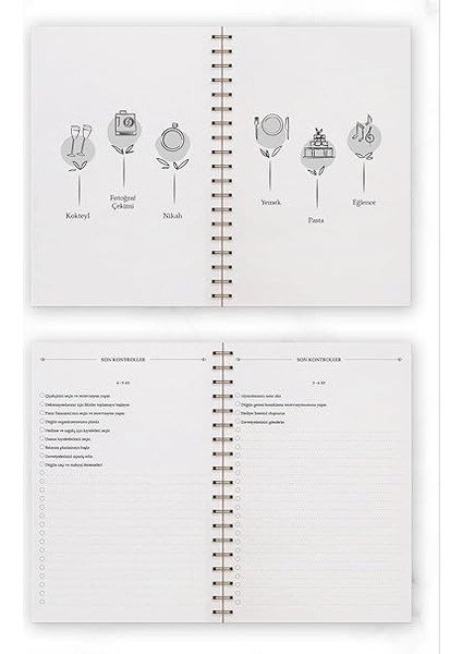 Color Düğün Planlayıcısı Altın Köşeli Ajanda Luxury Wedding Planner fırsatları