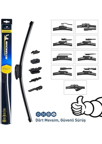 Multıfıt™ MC33962 65CM 1 Adet Universal Muz Tipi Silecek fırsatları