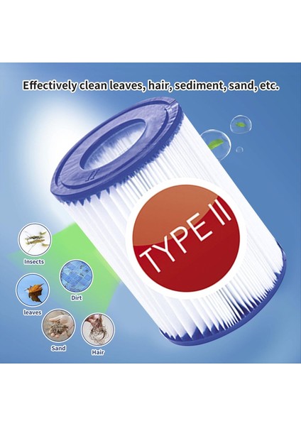 Havuz Filtresi Kartuşu 58094 Tip Iı Yer Üstü Pompa Için Filtre Pompası Havuz Filtresi 58383 Sıcak Küvetler Filtresi (Yurt Dışından) modelleri