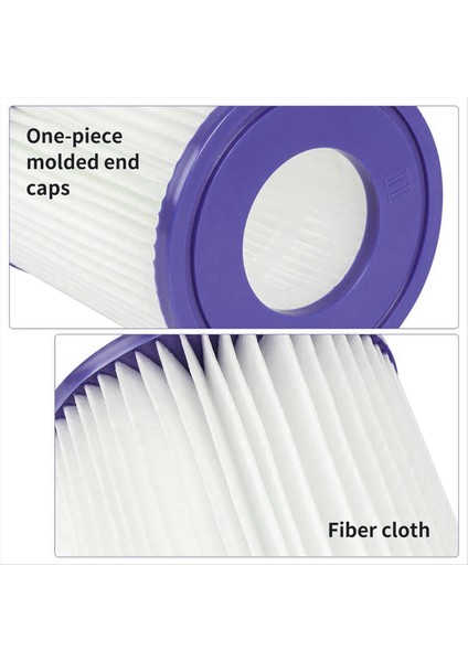 Havuz Filtresi Kartuşu 58094 Tip Iı Yer Üstü Pompa Için Filtre Pompası Havuz Filtresi 58383 Sıcak Küvetler Filtresi (Yurt Dışından) indirimleri