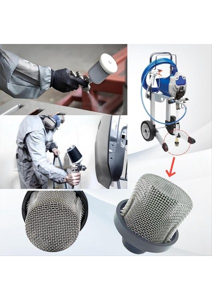 5 Pack 288716 Havasız Boya Püskürtücüleri Giriş Emme Süzgeç, Yedek Giriş Giriş Süzgeci Ekranı Havasız Boya Püskürtücüleri (Yurt Dışından) modelleri