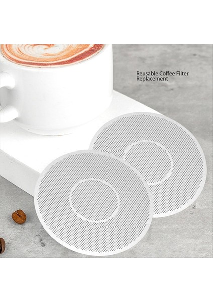 2pcs Paslanmaz Çelik 62MM Disk Kahve Filtresi, Yeniden Kullanılabilir Metal Filtre, Aeropress Kahve Makinesi Için Çoklu Kullanım Için (Yurt Dışından) modelleri