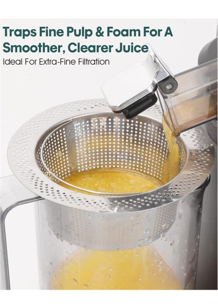 Nama J2 Soğuk Pres Meyve Sıkacağı Için Kağıt Hamuru Süzgeci Nama J2 Meyve Sıkacağı Ikincil Ince Filtre Aksesuarları (Yurt Dışından) fiyatları