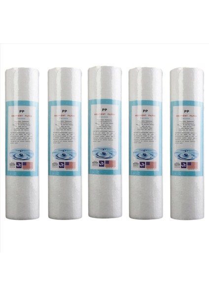 15 Adet Yedek Su Tortu Filtresi (5 Mikrometre) 2 5 Inç x 10 Inç Kartuş (Yurt Dışından) fiyatları