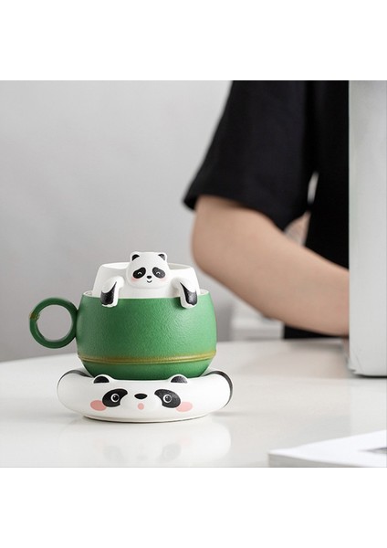 Bambu Panda Filtre Çay Ayırıcı Fincan Japon Çay Demlik ile Kupa Ev Çay Makinesi Ofis Su Bardağı Çay Seti (Yurt Dışından) fiyatları